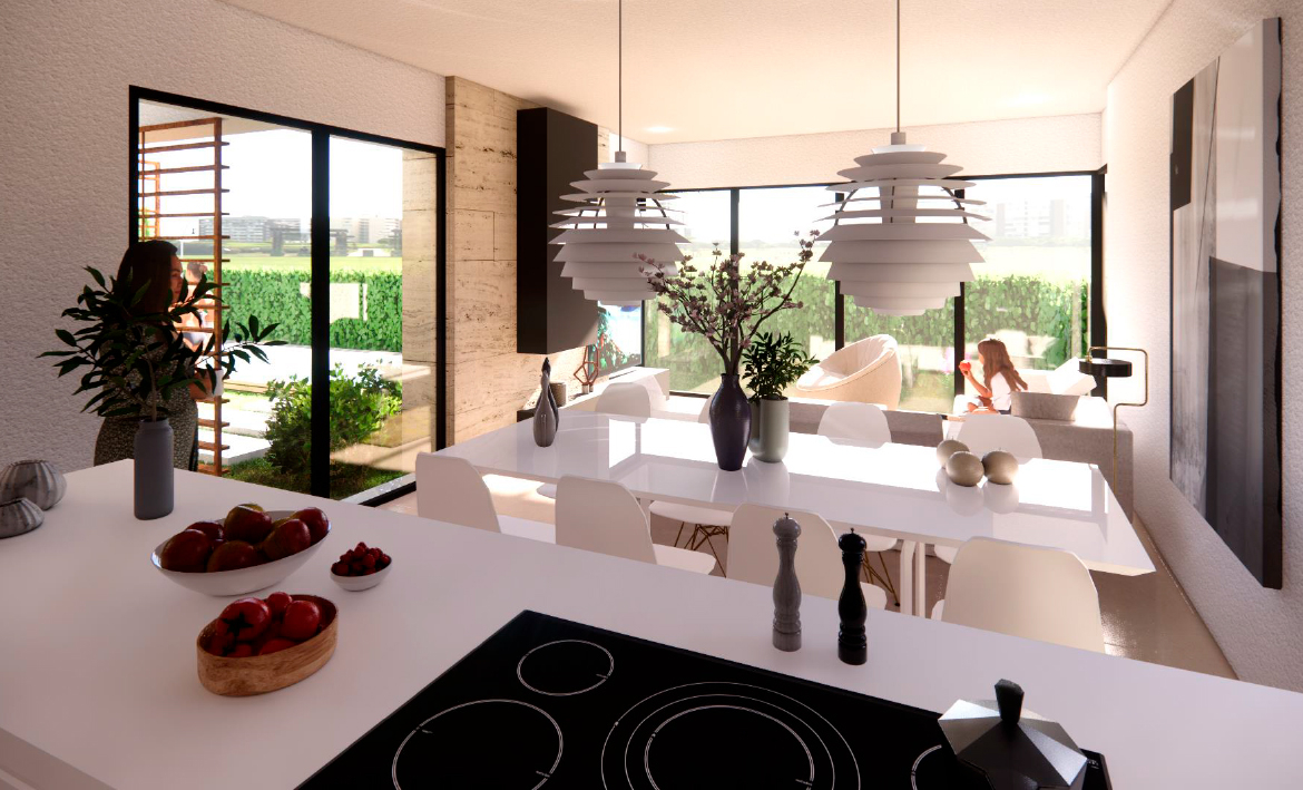 Modern kitchen in Levansur Home VII Villa – Levante Properties