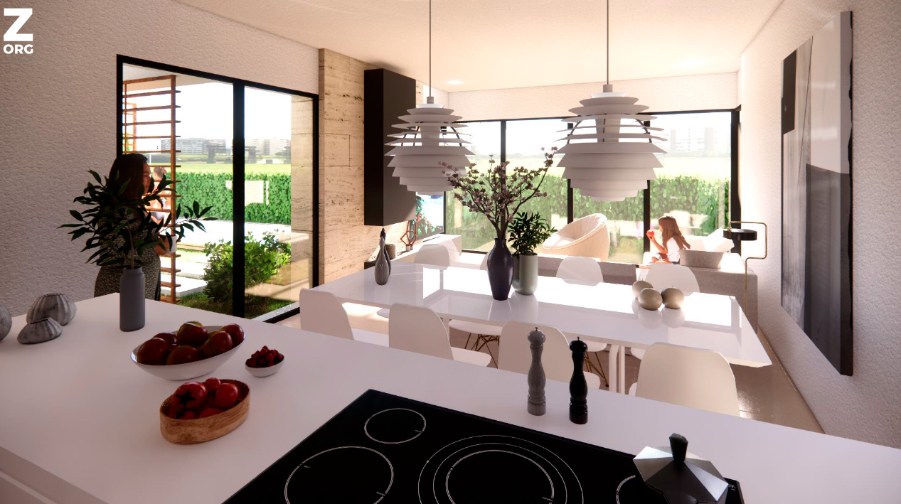 Modern kitchen in Levansur Home VII Villa – Levante Properties