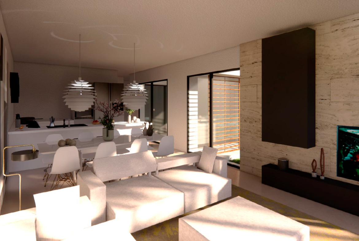 Spacious living room in Levansur Home VII Villa – Levante Properties