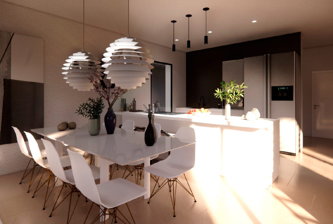 Spacious living room in Levansur Home VII Villa – Levante Properties