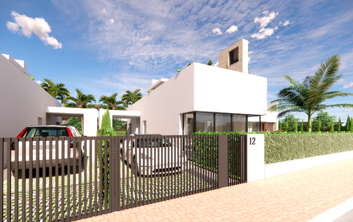 Street view of Levansur Home VII Villa at Santa Rosalia Lake – Levante Properties
