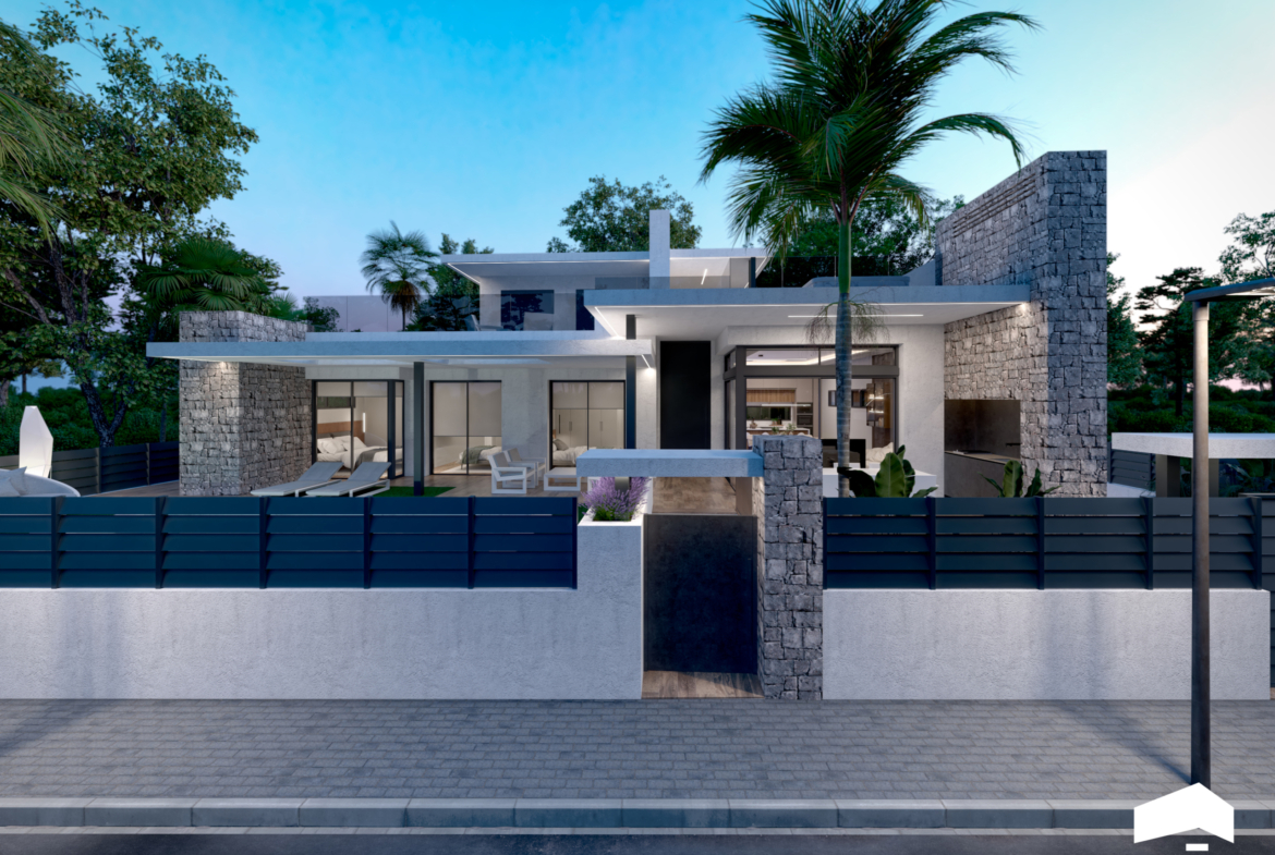 Exterior of Evohe Altea Villa at Santa Rosalia by Levante Properties