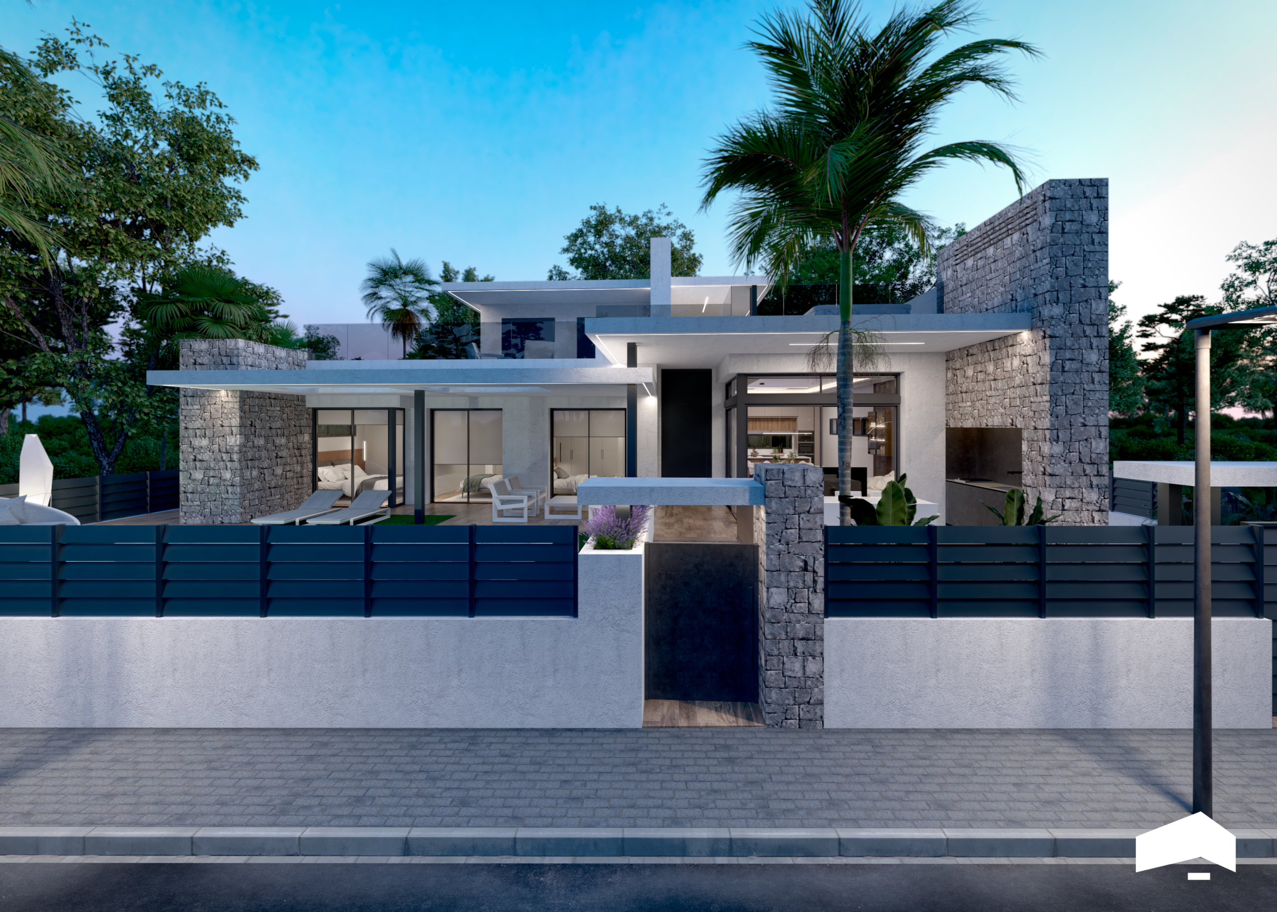 Exterior of Evohe Altea Villa at Santa Rosalia by Levante Properties