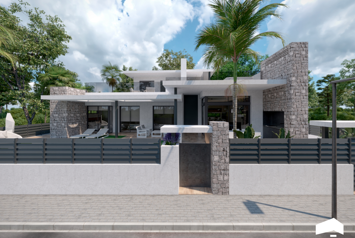 Exterior of Evohe Altea Villa at Santa Rosalia by Levante Properties