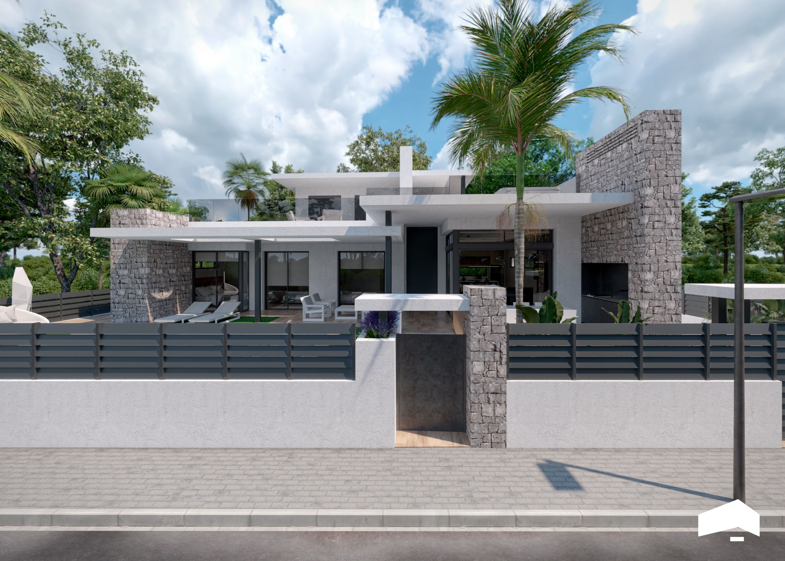 Exterior of Evohe Altea Villa at Santa Rosalia by Levante Properties