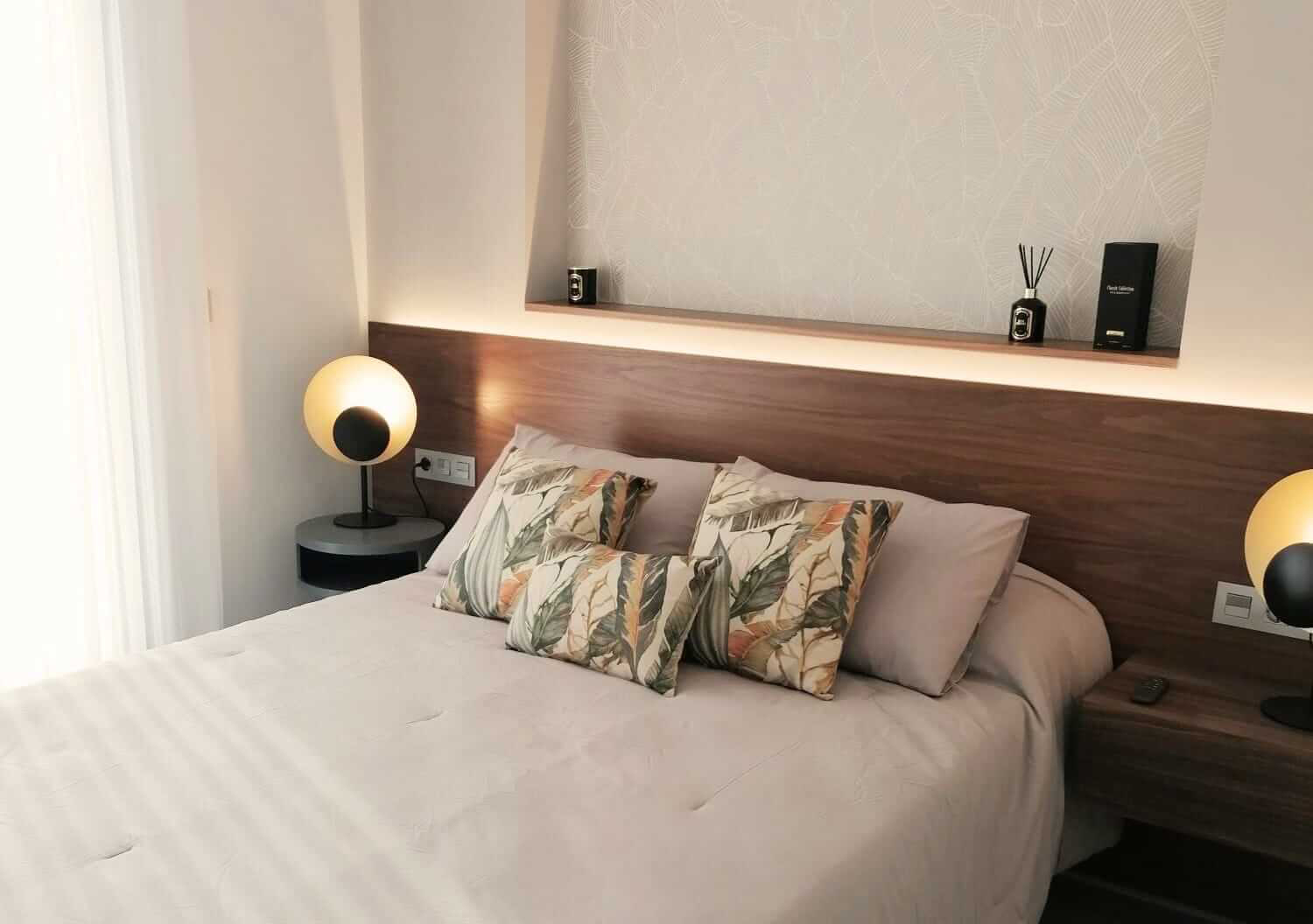 Master bedroom at Tindra Villas in Roda Golf by Levante Properties