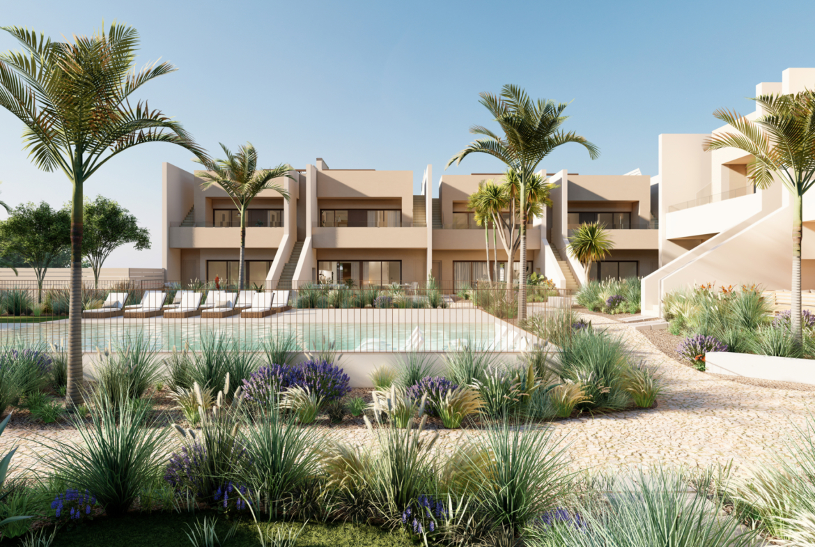 Communal pool at Roda Residences marketed by Levante Properties