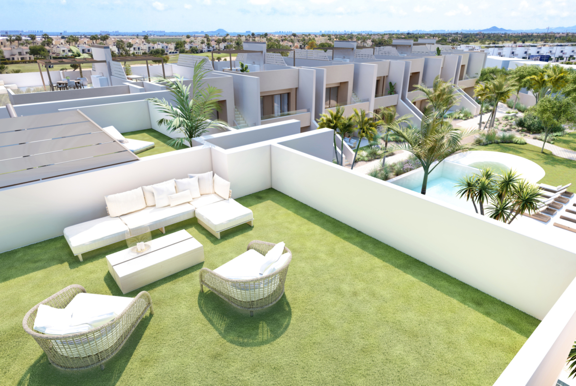 Luxury roof terrace at Roda Residences presented by Levante Properties