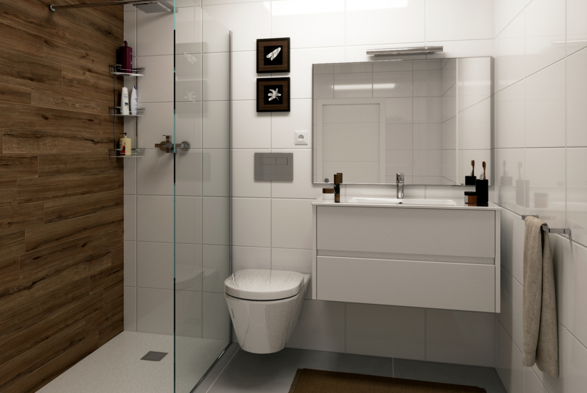 Contemporary bathroom at Roda Golf villa