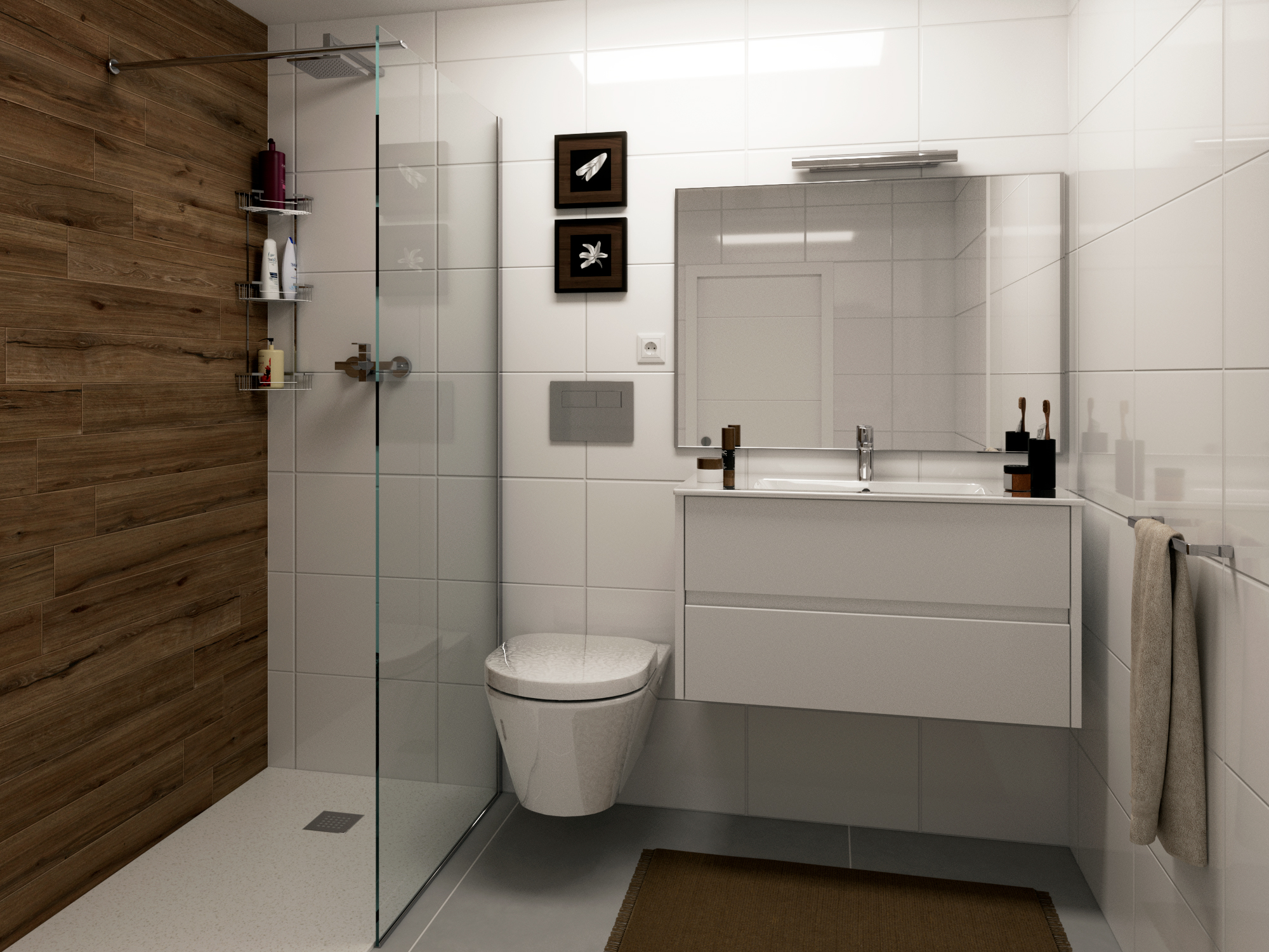 Contemporary bathroom at Roda Golf villa