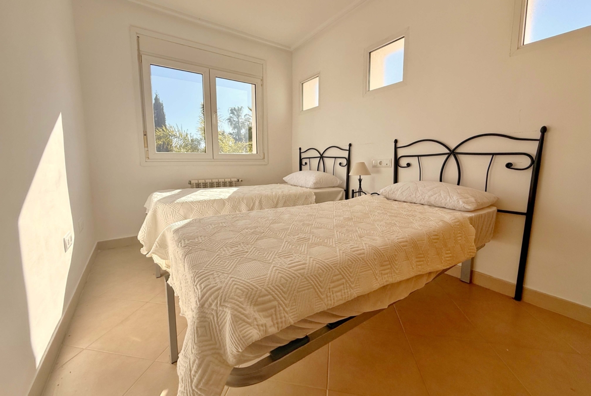 Bright guest bedroom in a 4-bedroom villa at Mar Menor Golf Resort by Levante Properties