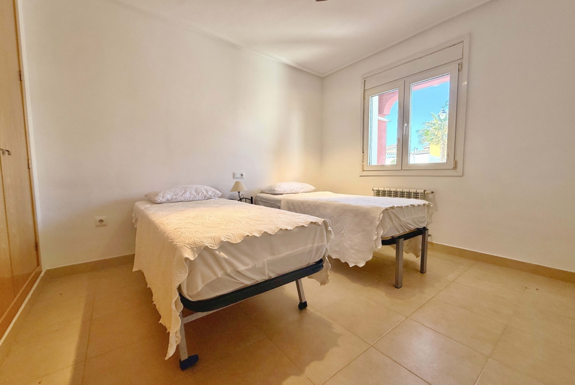 Bright guest bedroom in a 4-bedroom villa at Mar Menor Golf Resort by Levante Properties