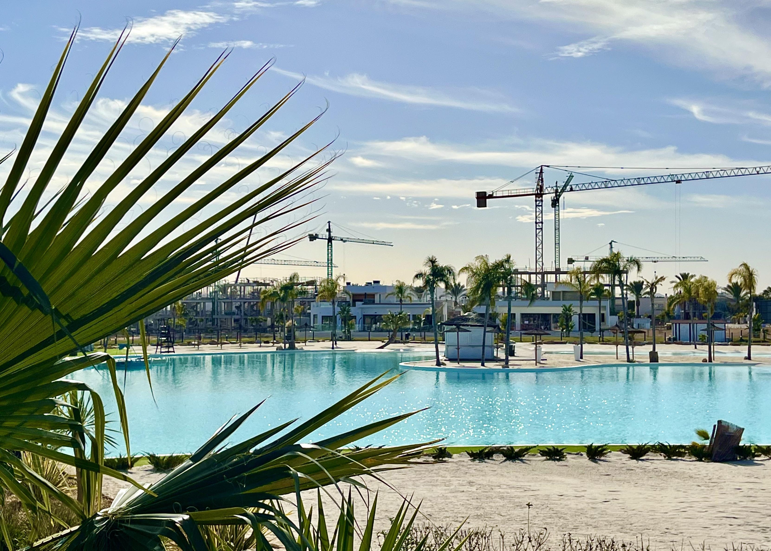 Crystal-clear lake and white sandy beaches at Santa Rosalía Lake & Life Resort by Levante Properties