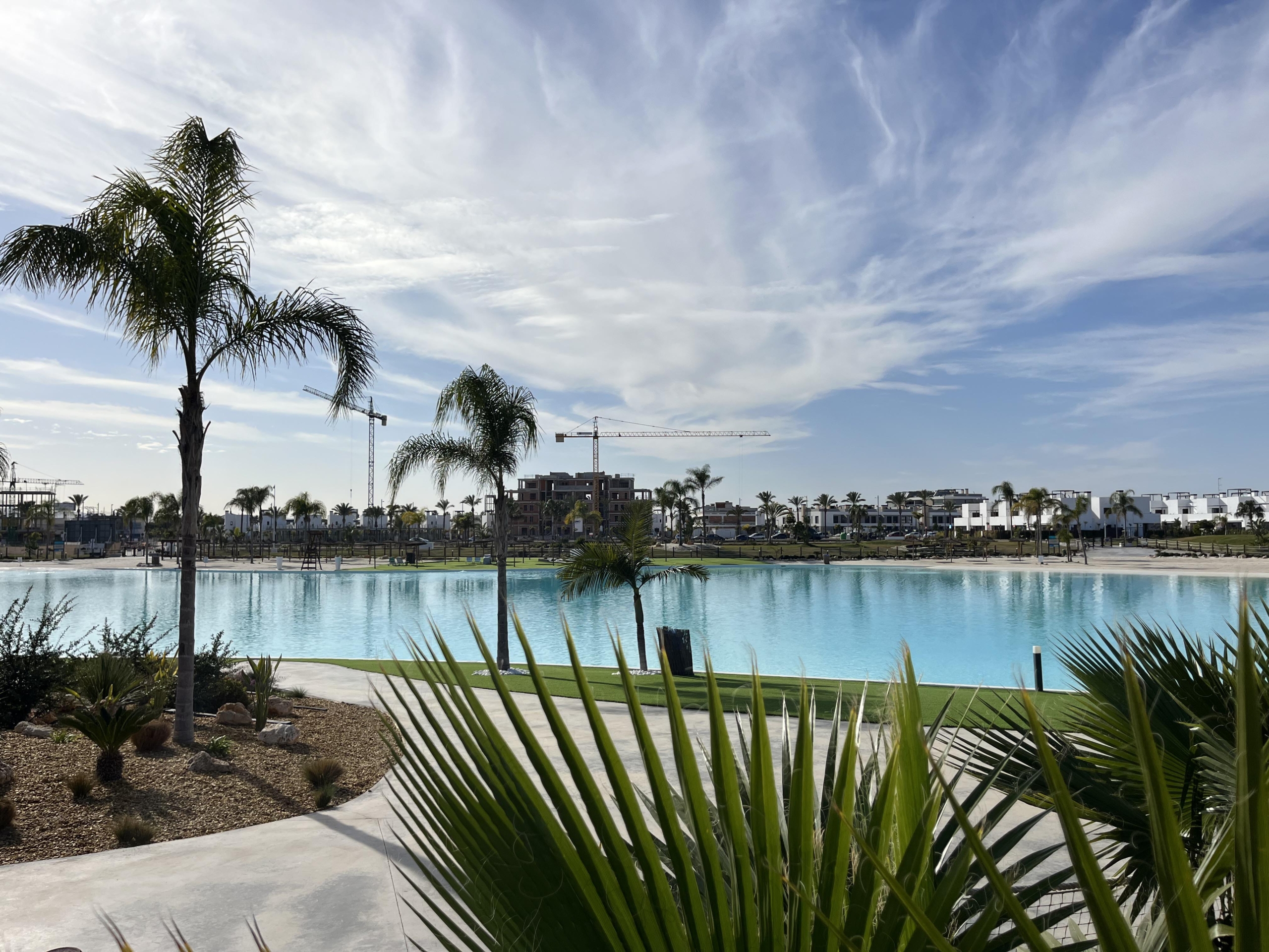 Crystal-clear lake and white sandy beaches at Santa Rosalía Lake & Life Resort by Levante Properties
