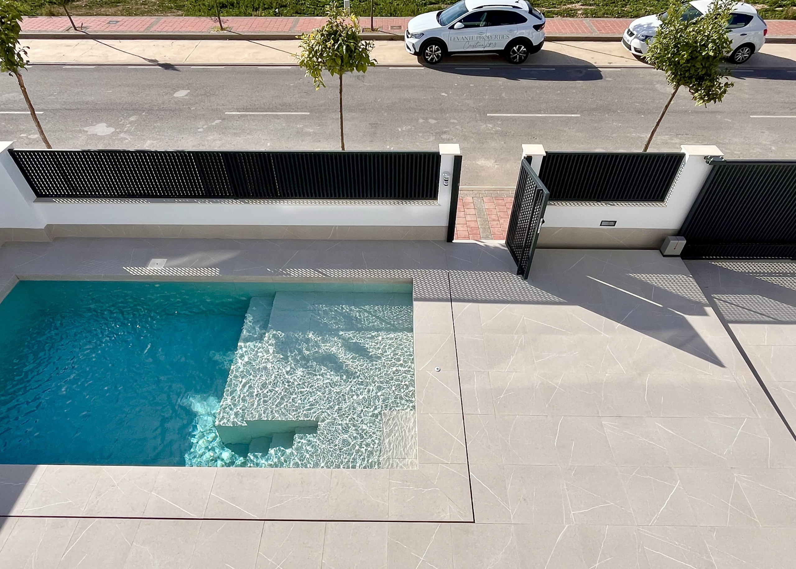 Modern villa with private pool and landscaped garden in Santa Rosalía Lake & Life Resort by Levante Properties