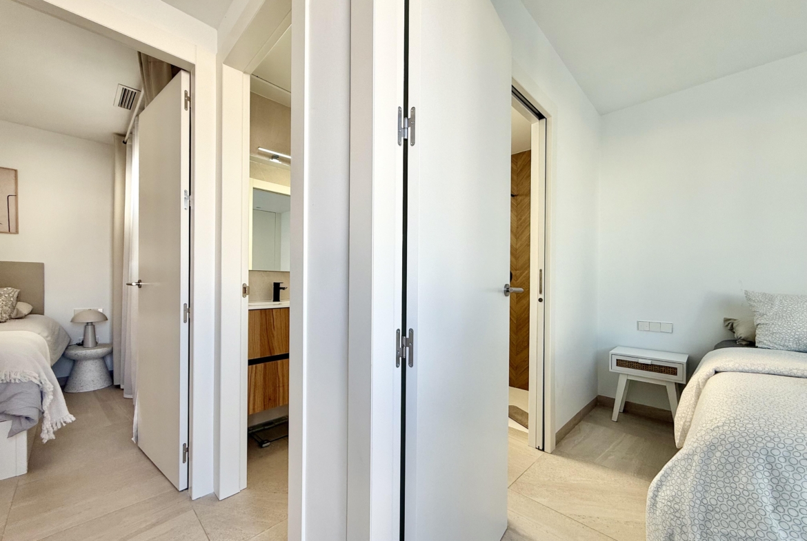 Double bedroom with fitted wardrobes in Lavanda villa Santa Rosalia by Levante Properties