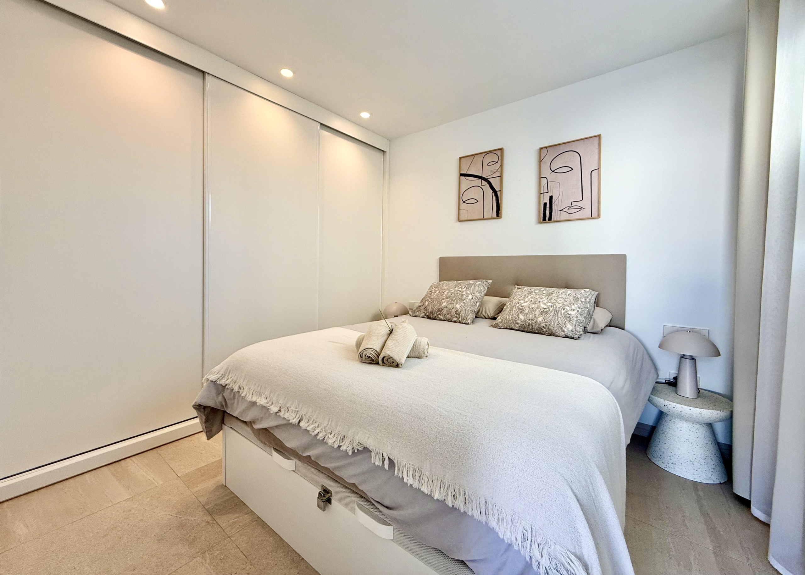 Double bedroom with fitted wardrobes in Lavanda villa Santa Rosalia by Levante Properties