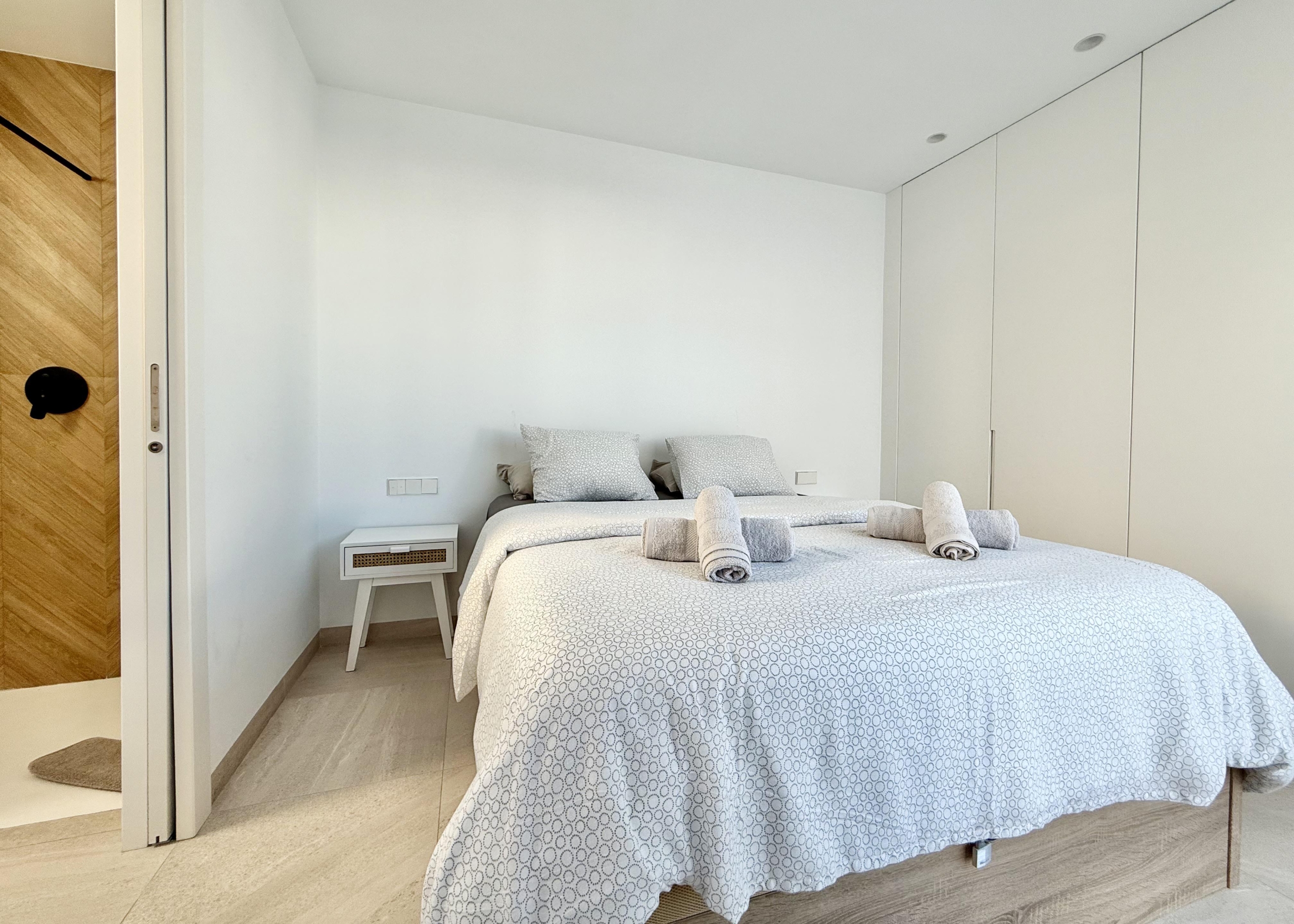 Double bedroom with fitted wardrobes in Lavanda villa Santa Rosalia by Levante Properties