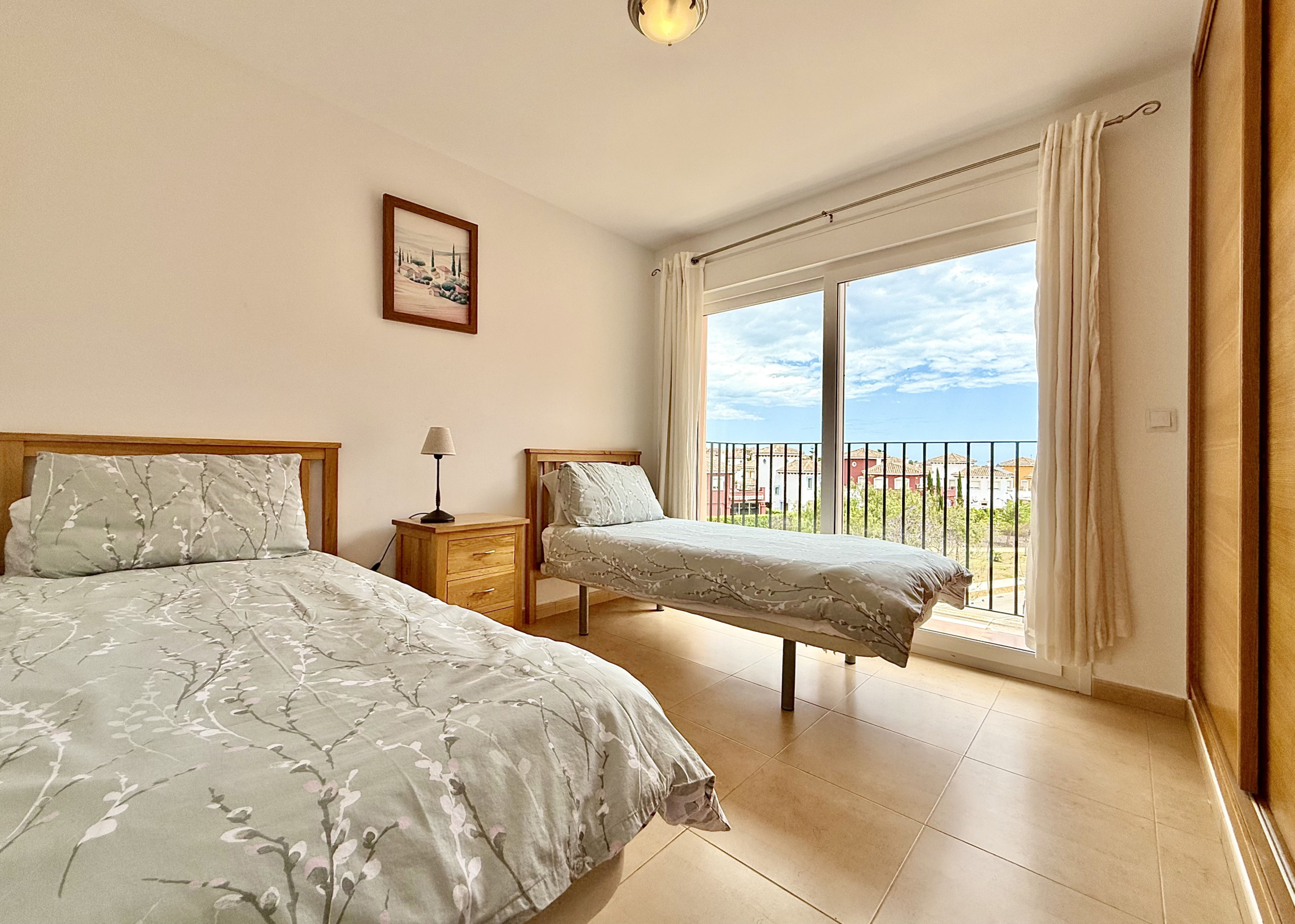 Third bedroom flexible space Mar Menor Golf Resort penthouse Levante Properties