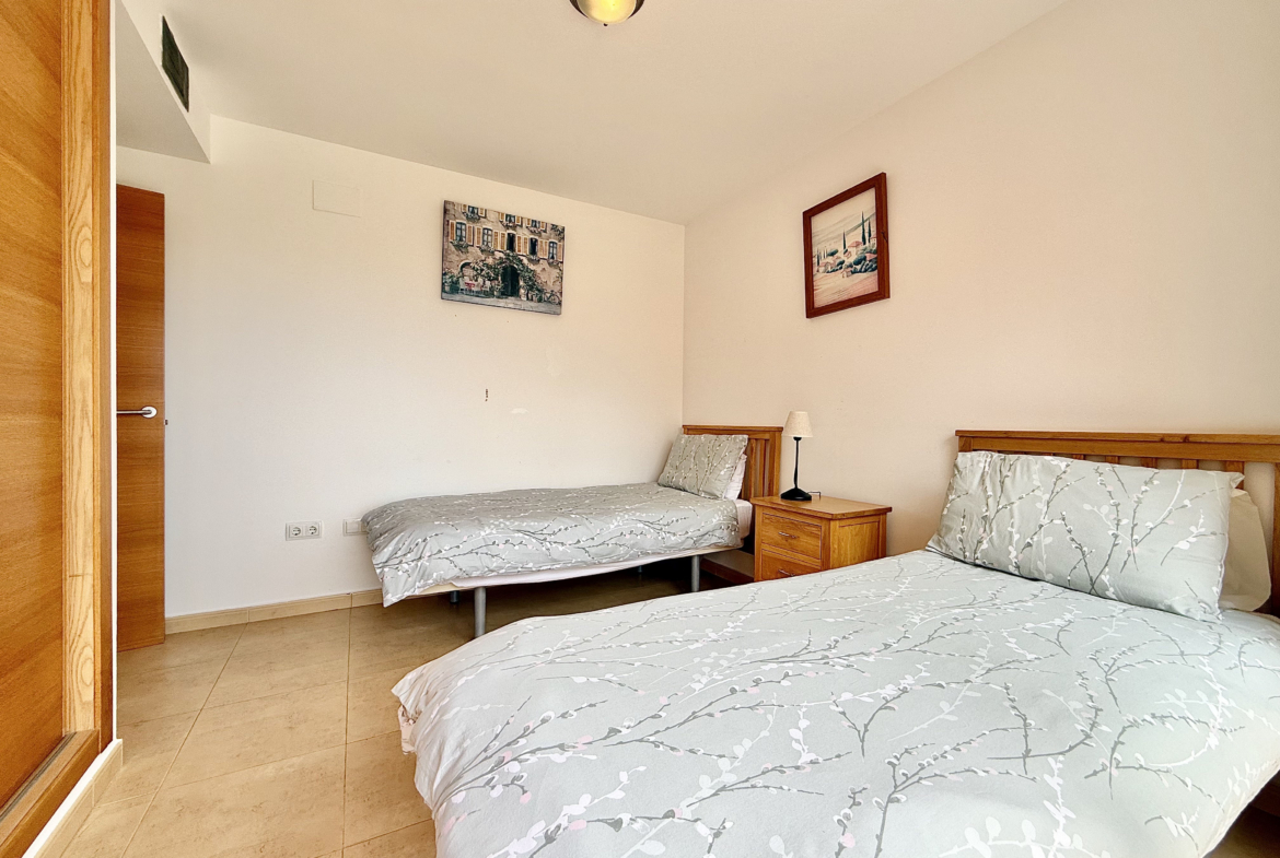 Third bedroom flexible space Mar Menor Golf Resort penthouse Levante Properties