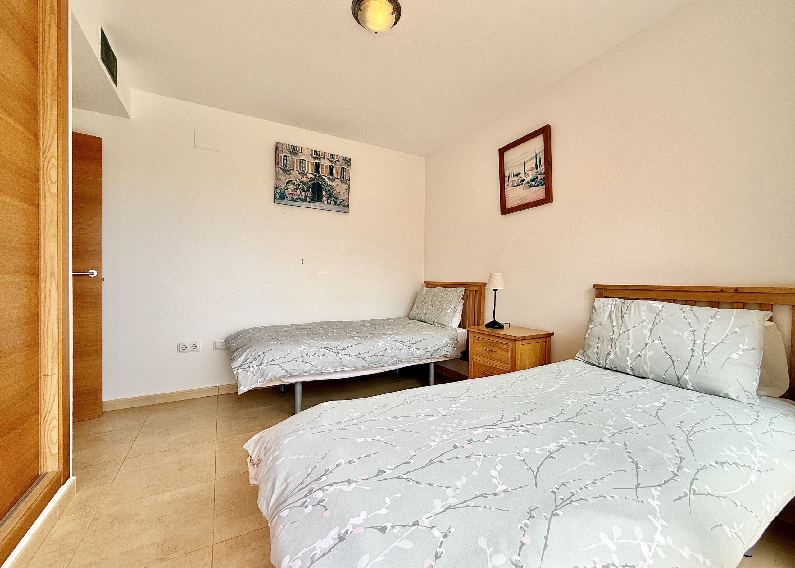 Third bedroom flexible space Mar Menor Golf Resort penthouse Levante Properties