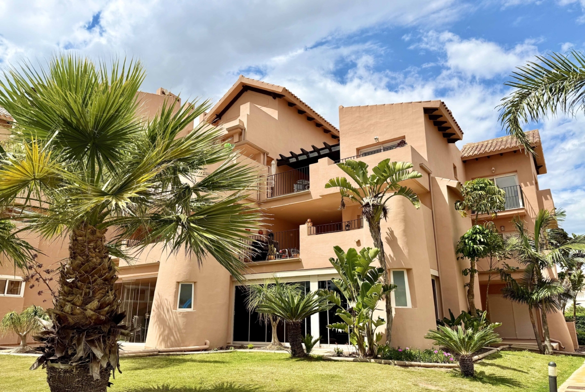 Luxury 3-bedroom penthouse exterior at Mar Menor Golf Resort by Levante Properties