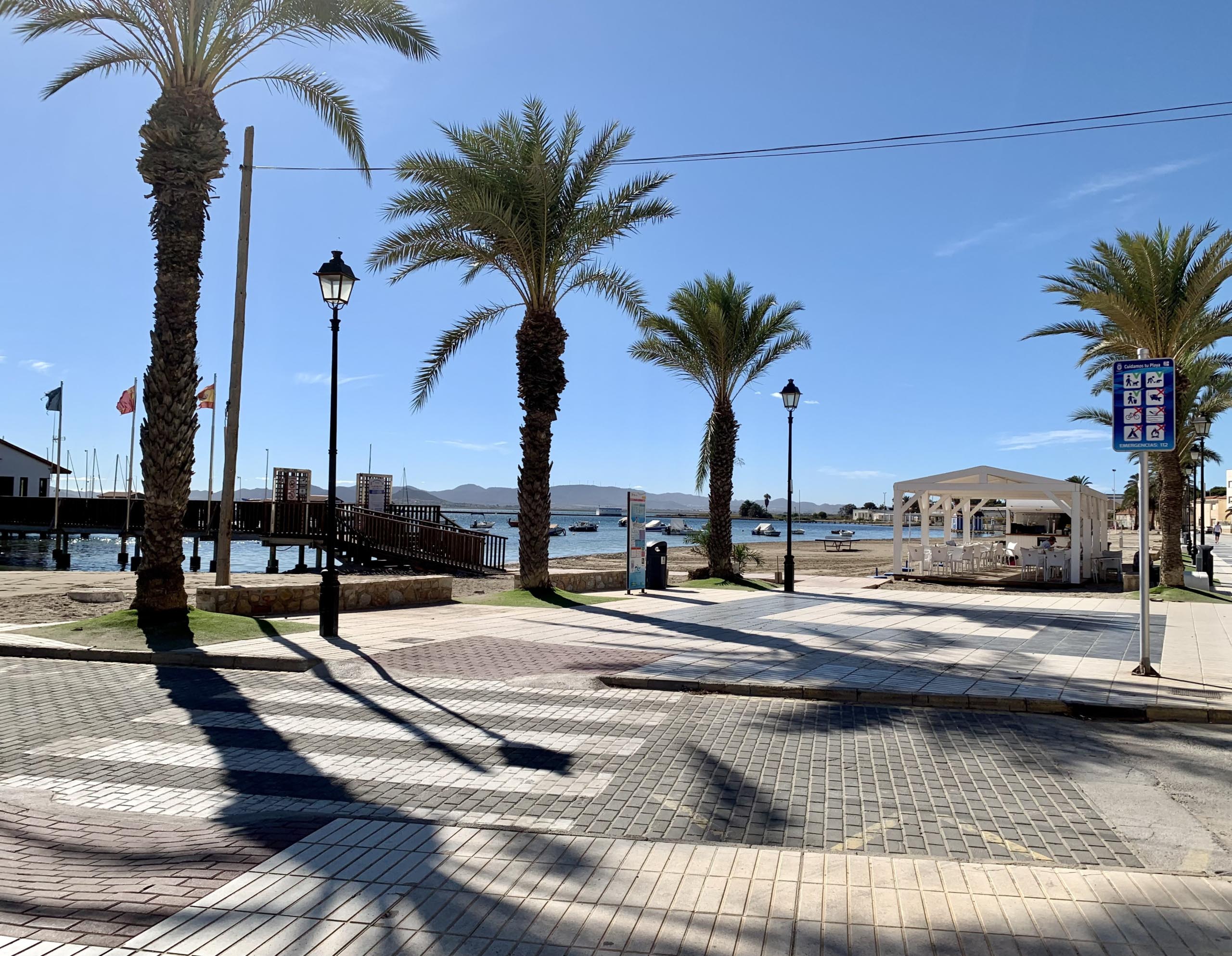 Outdoor café near Los Alcázares beach