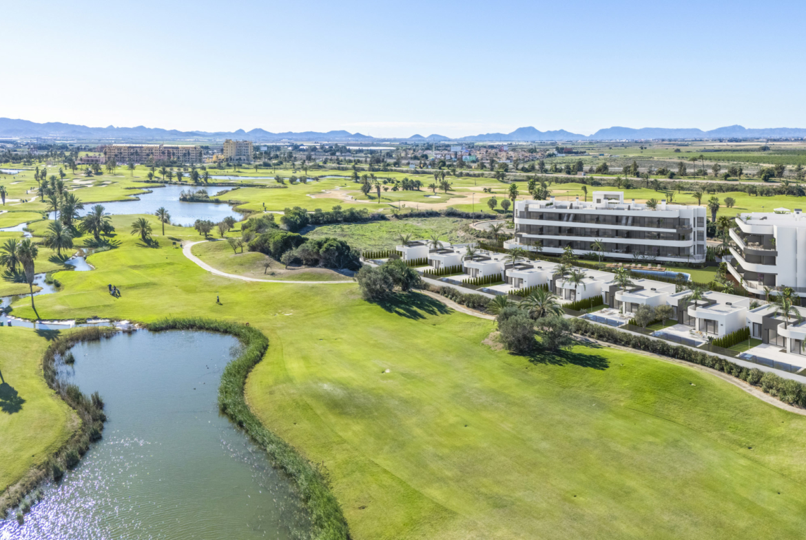 Aerial view of Apartments La Serena Golf by Levante Properties