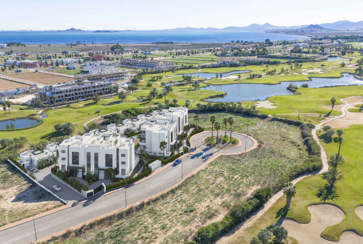Aerial view of Apartments La Serena Golf by Levante Properties