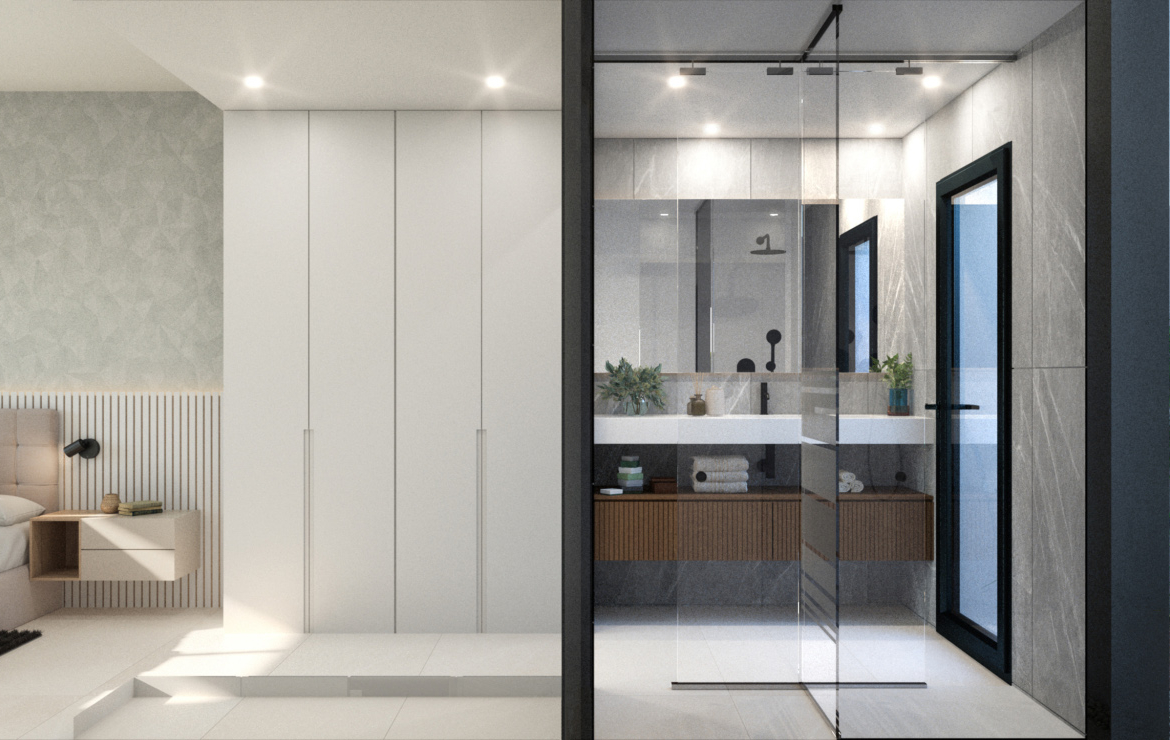 Luxury bathroom in La Serena Golf villa