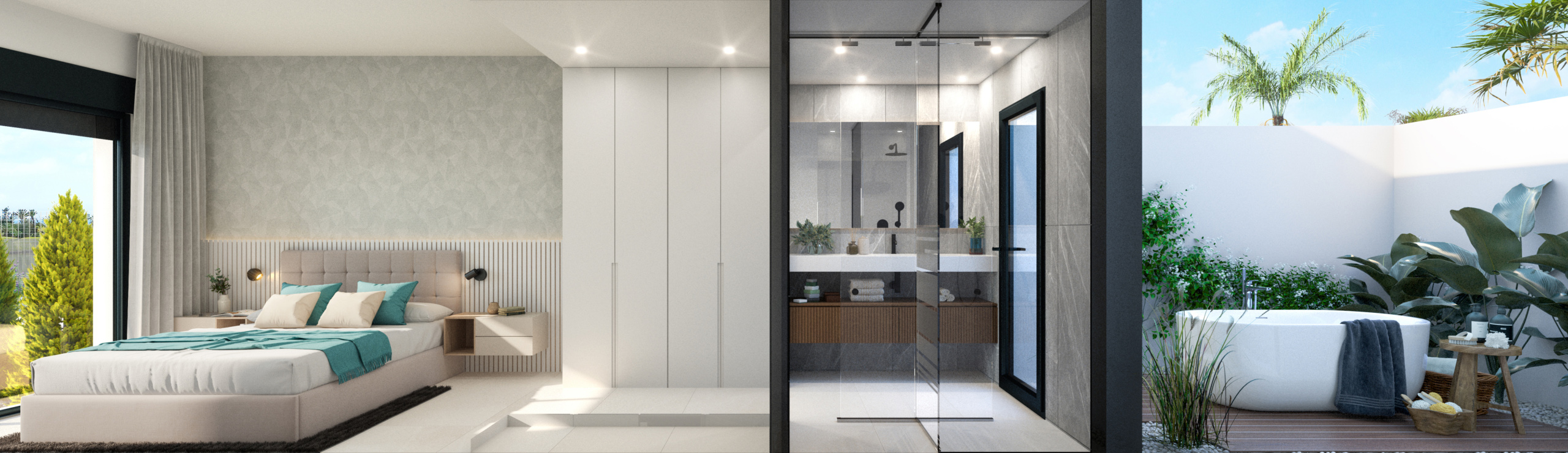 Luxury bathroom in La Serena Golf villa