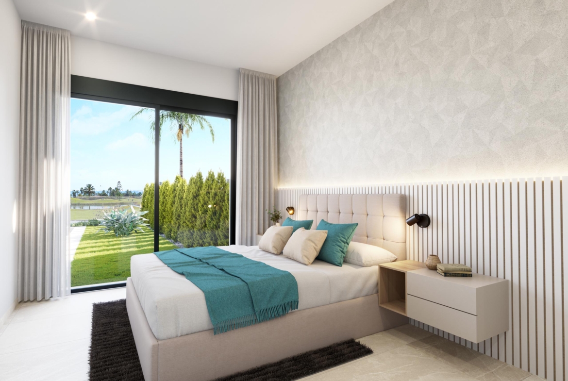 Master bedroom of villa in La Serena Golf