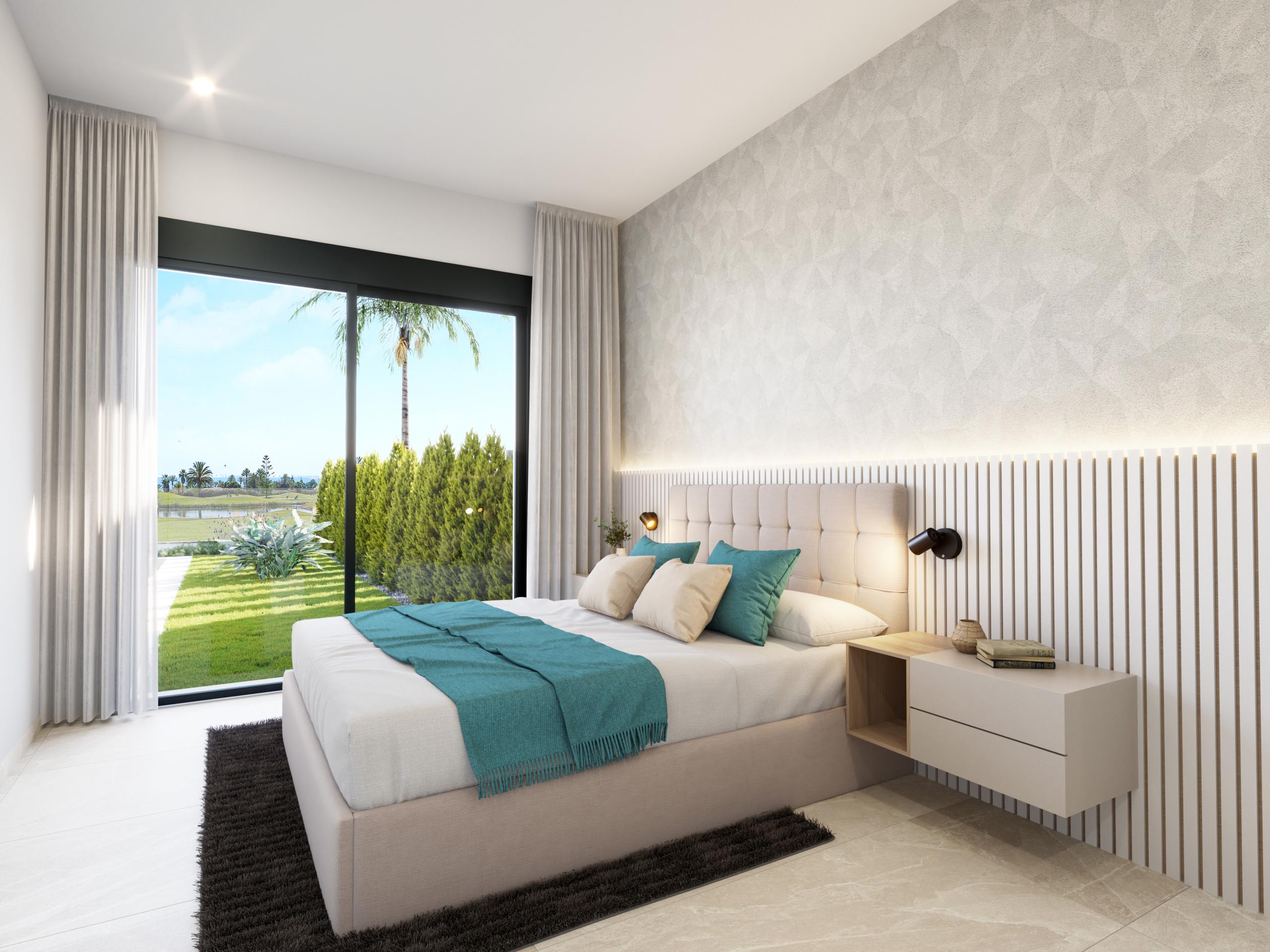Master bedroom of villa in La Serena Golf