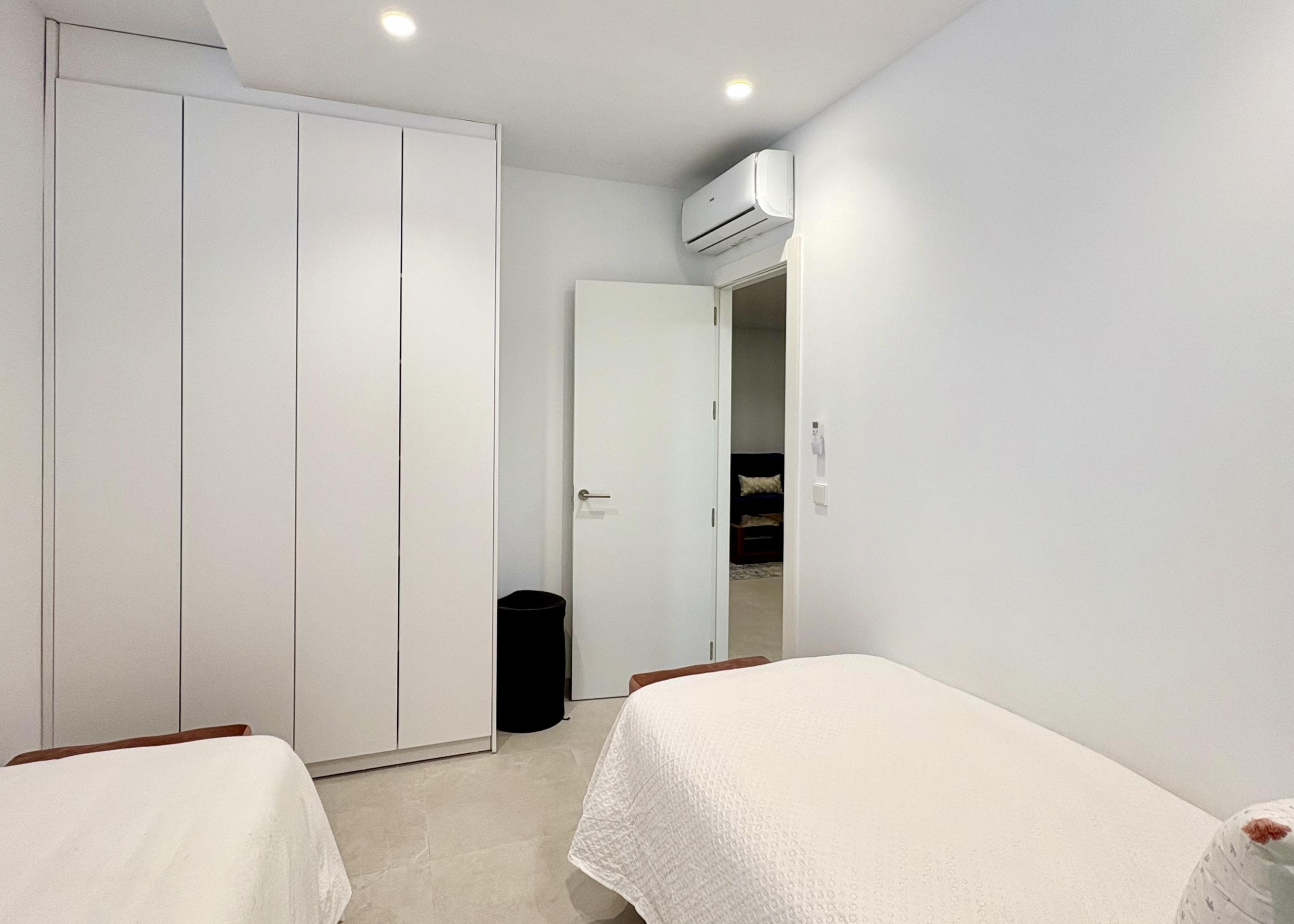 Modern bedroom in Villa Almendro at Santa Rosalía Lake & Life Resort by Levante Properties