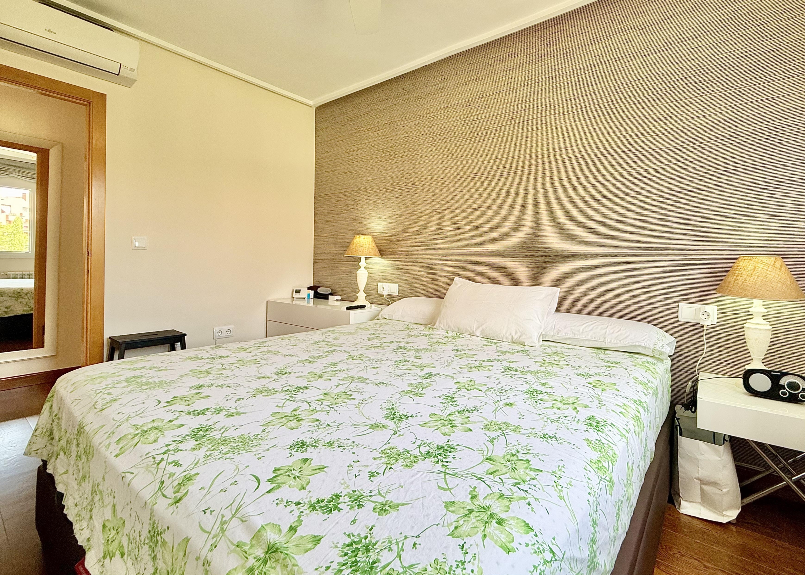 Double bedrooms with fitted wardrobes in a Levante Properties villa at Mar Menor Golf Resort.