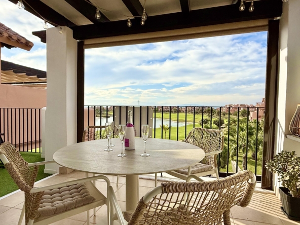 Luxury 2-bed penthouse for Sale Mar Menor Golf Resort.