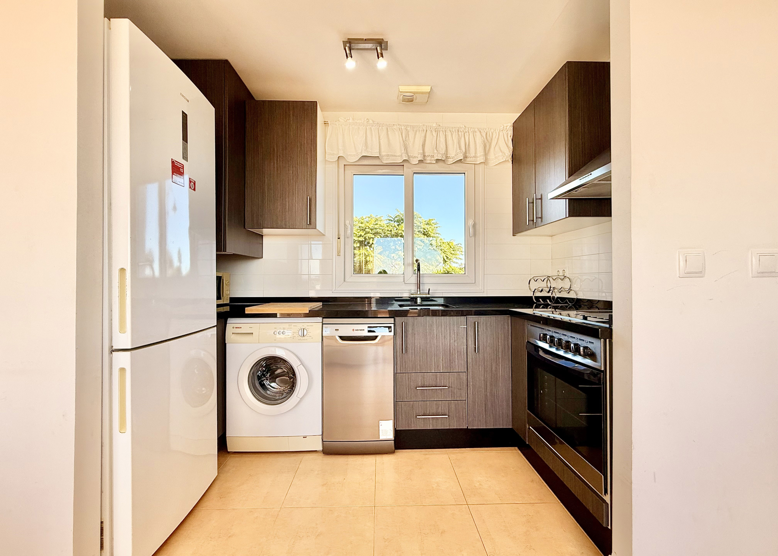 South-facing terrace with golf course views at Mar Menor Golf Resort