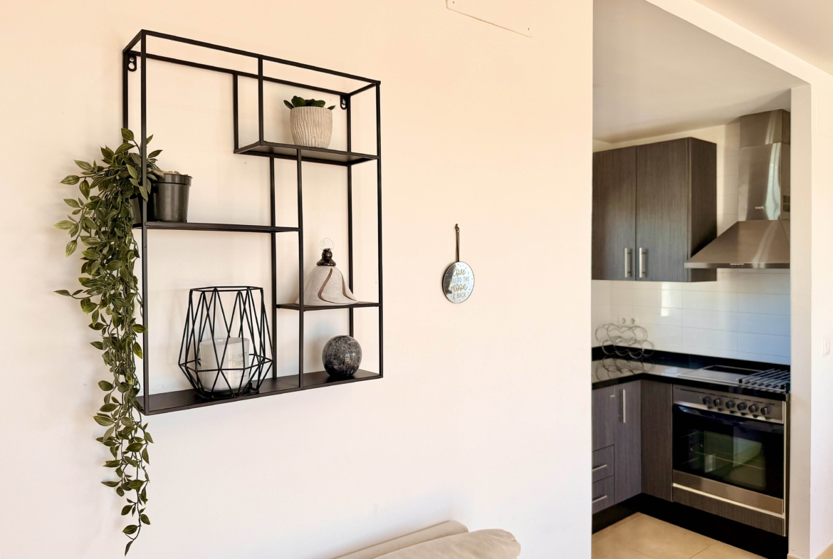 South-facing terrace with golf course views at Mar Menor Golf Resort