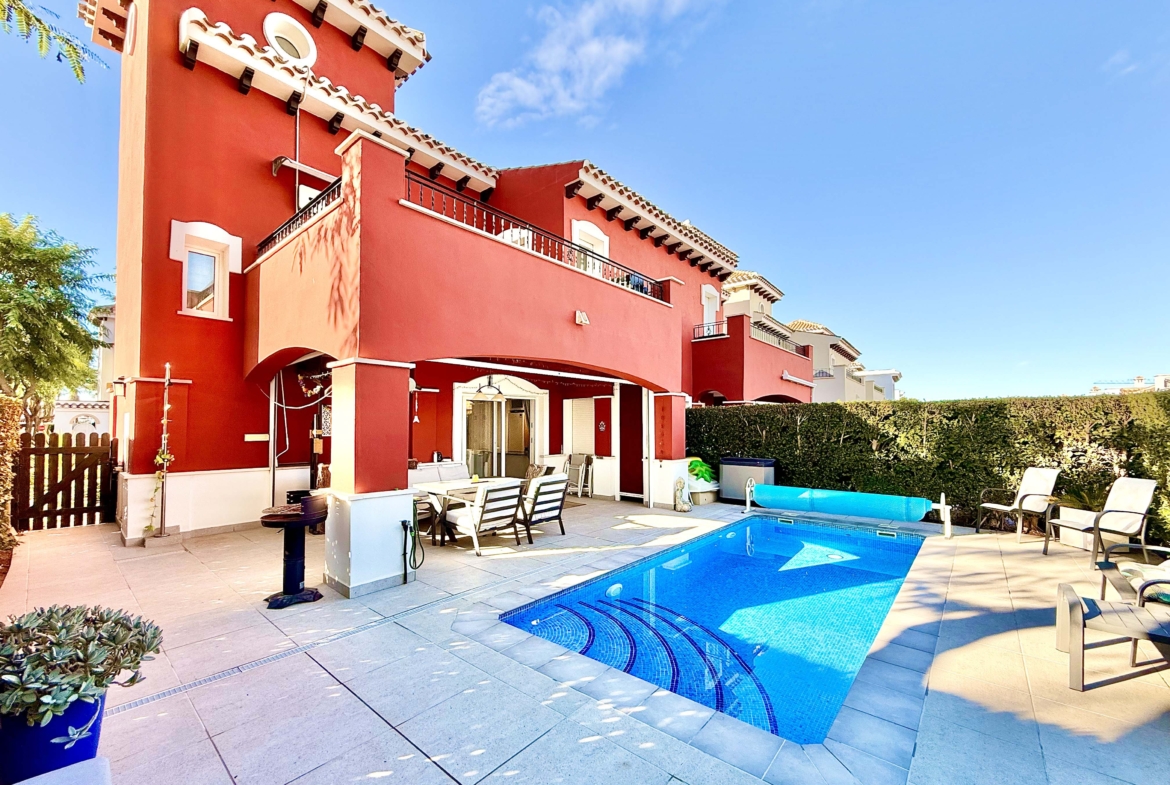 Isla Grosa Villa with Heated Pool on Mar Menor Golf Resort.