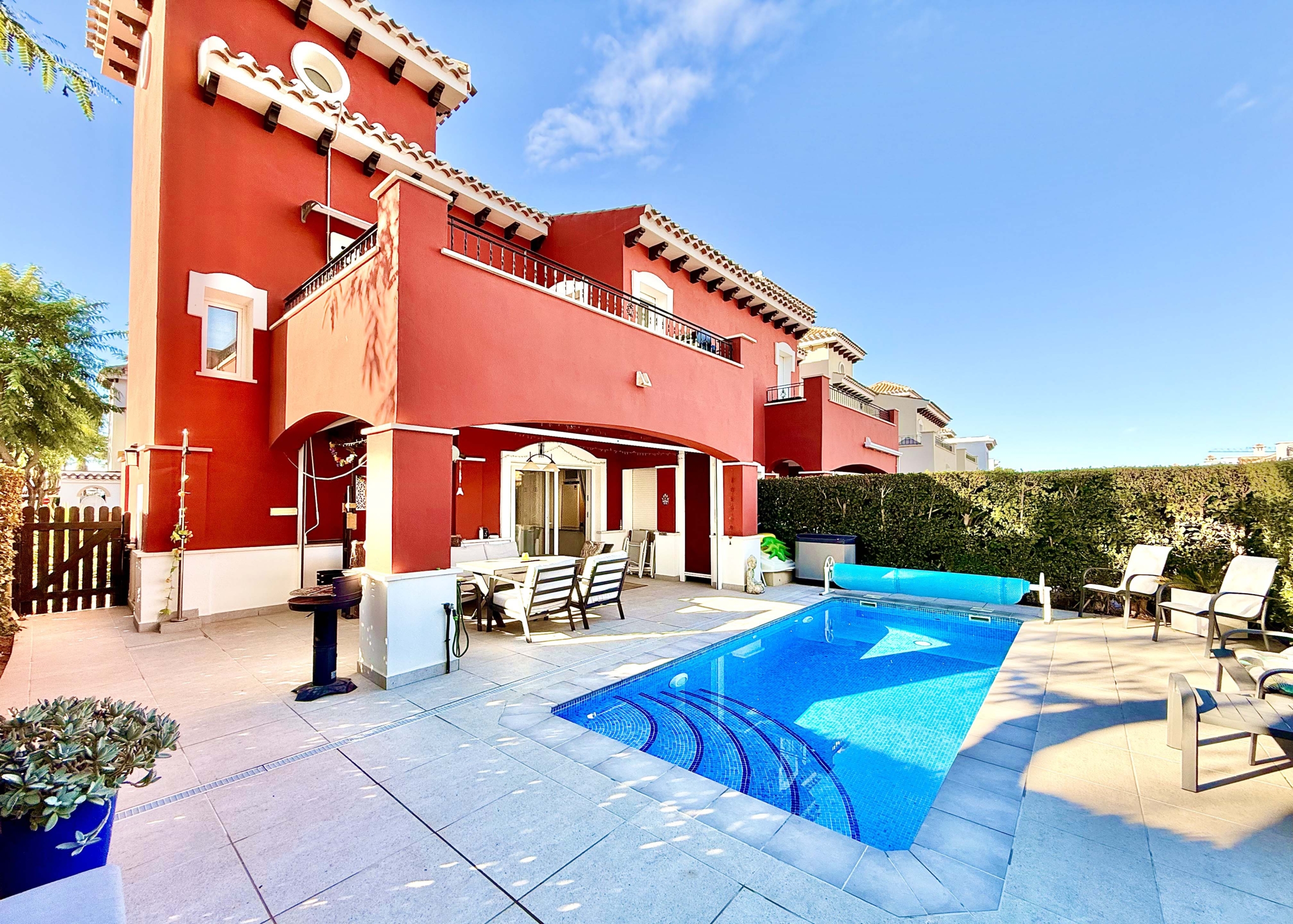 Isla Grosa Villa with Heated Pool on Mar Menor Golf Resort.