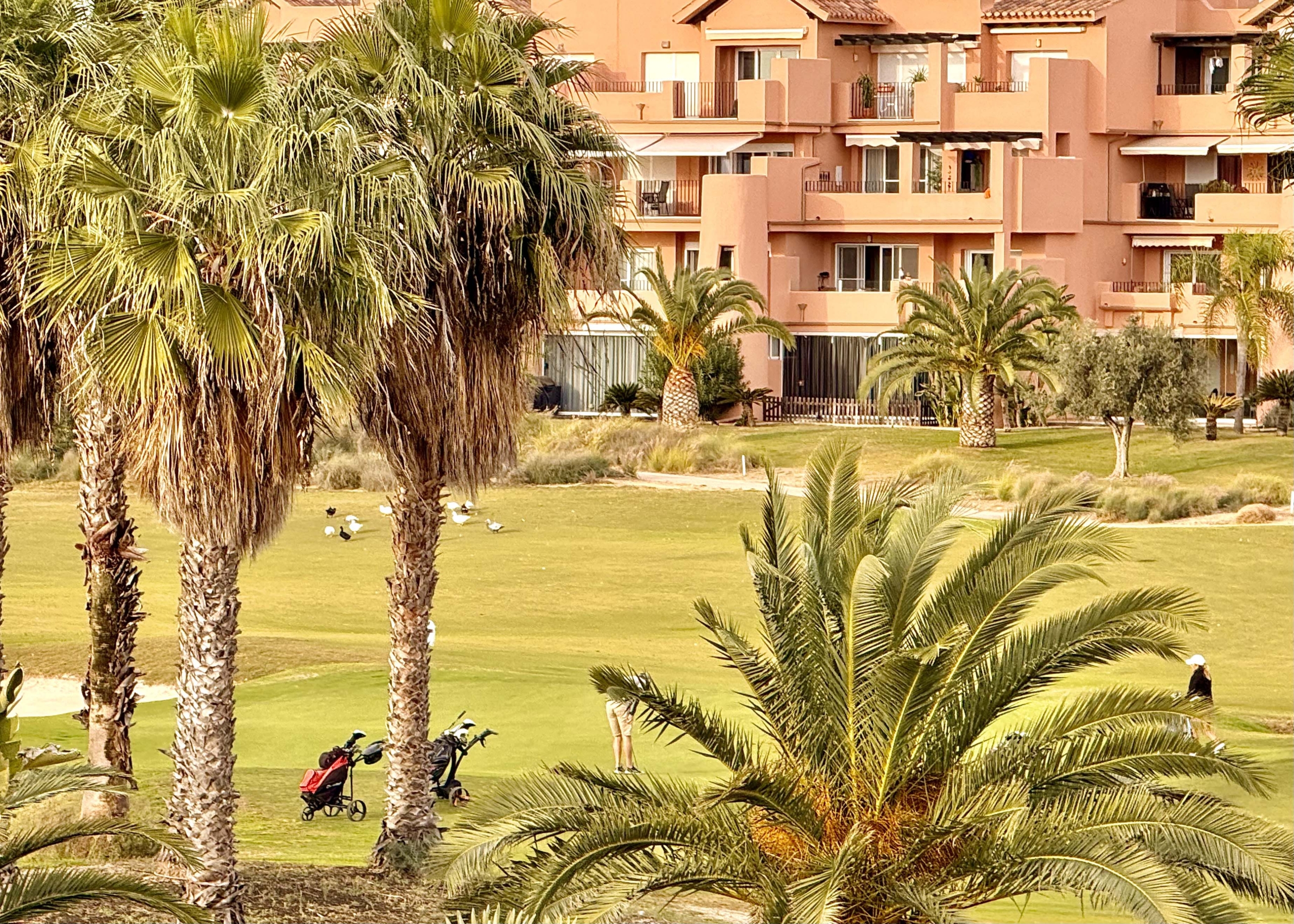 2-Bed Elegant Apartment with beautiful golf course views from the apartment at Mar Menor Golf Resort, listed by Levante Properties.