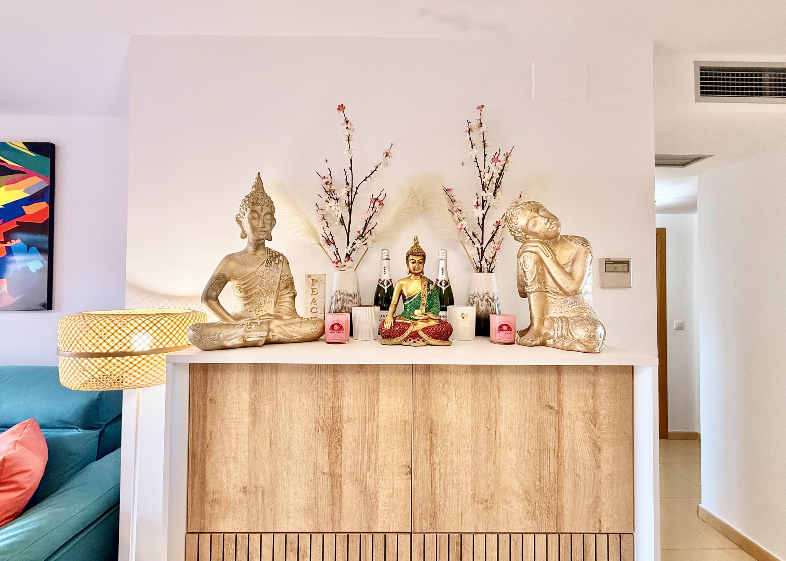 2-Bed Elegant Apartment bright open-plan living room with terrace access in a Levante Properties listing at Mar Menor Golf Resort.