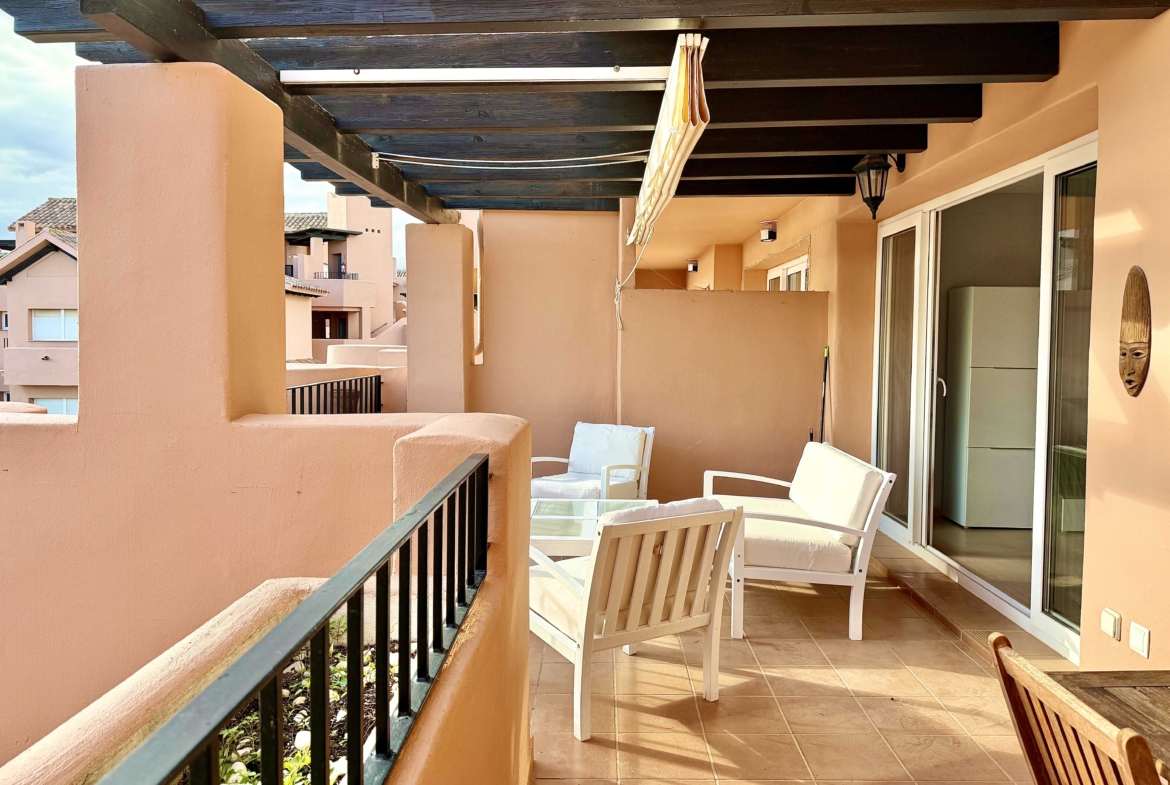 2-Bed South Facing Apartment with golf and lake views at Mar Menor Golf Resort by Levante Properties