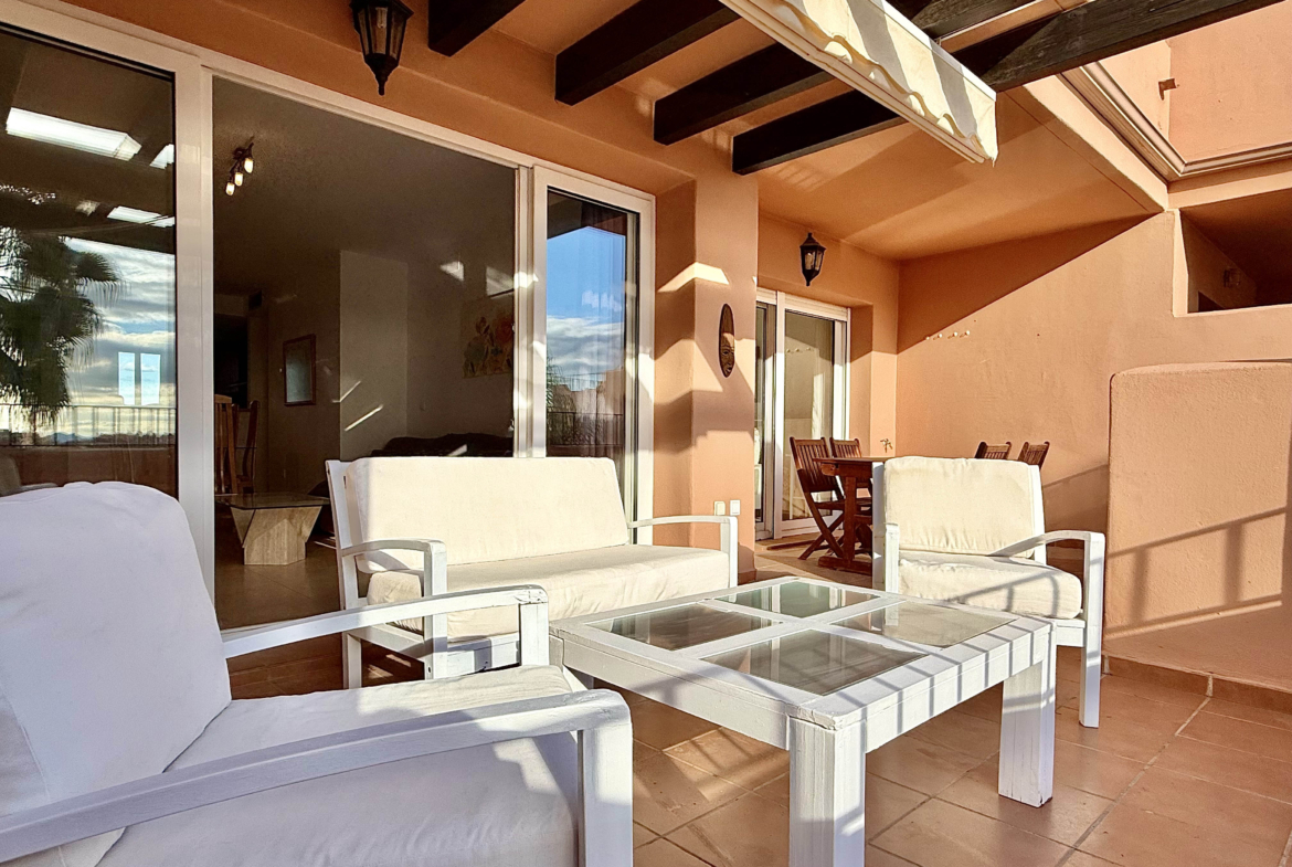 2-Bed South Facing Apartment with golf and lake views at Mar Menor Golf Resort by Levante Properties