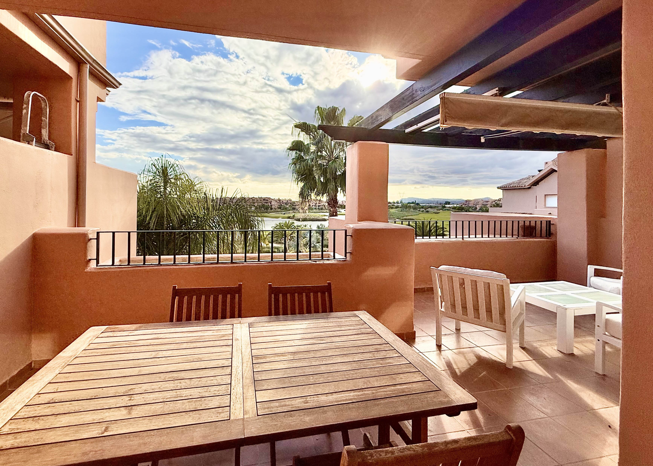 2-Bed South Facing Apartment with golf and lake views at Mar Menor Golf Resort by Levante Properties