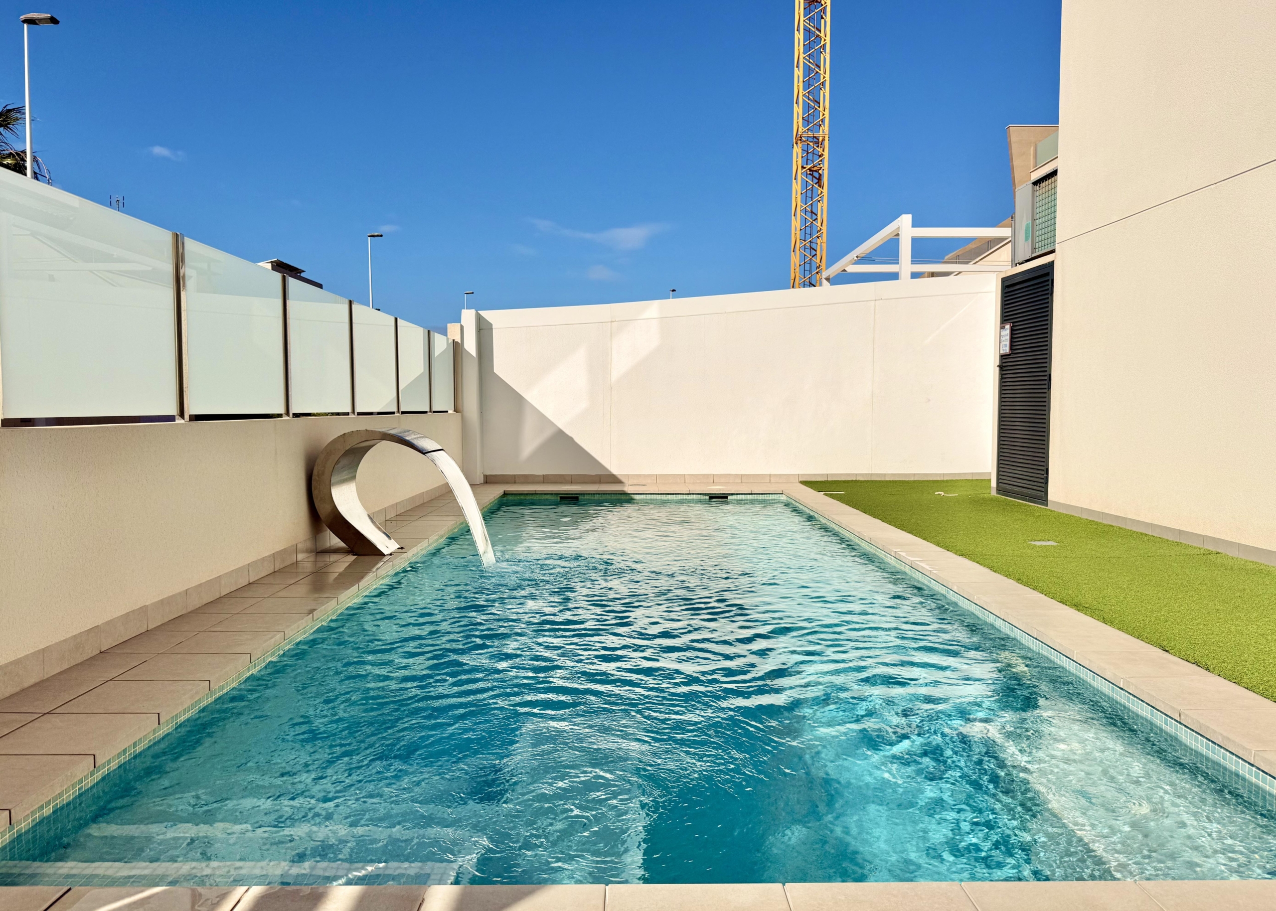 San Pedro del Pinatar communal pool at a property listed by Levante Properties