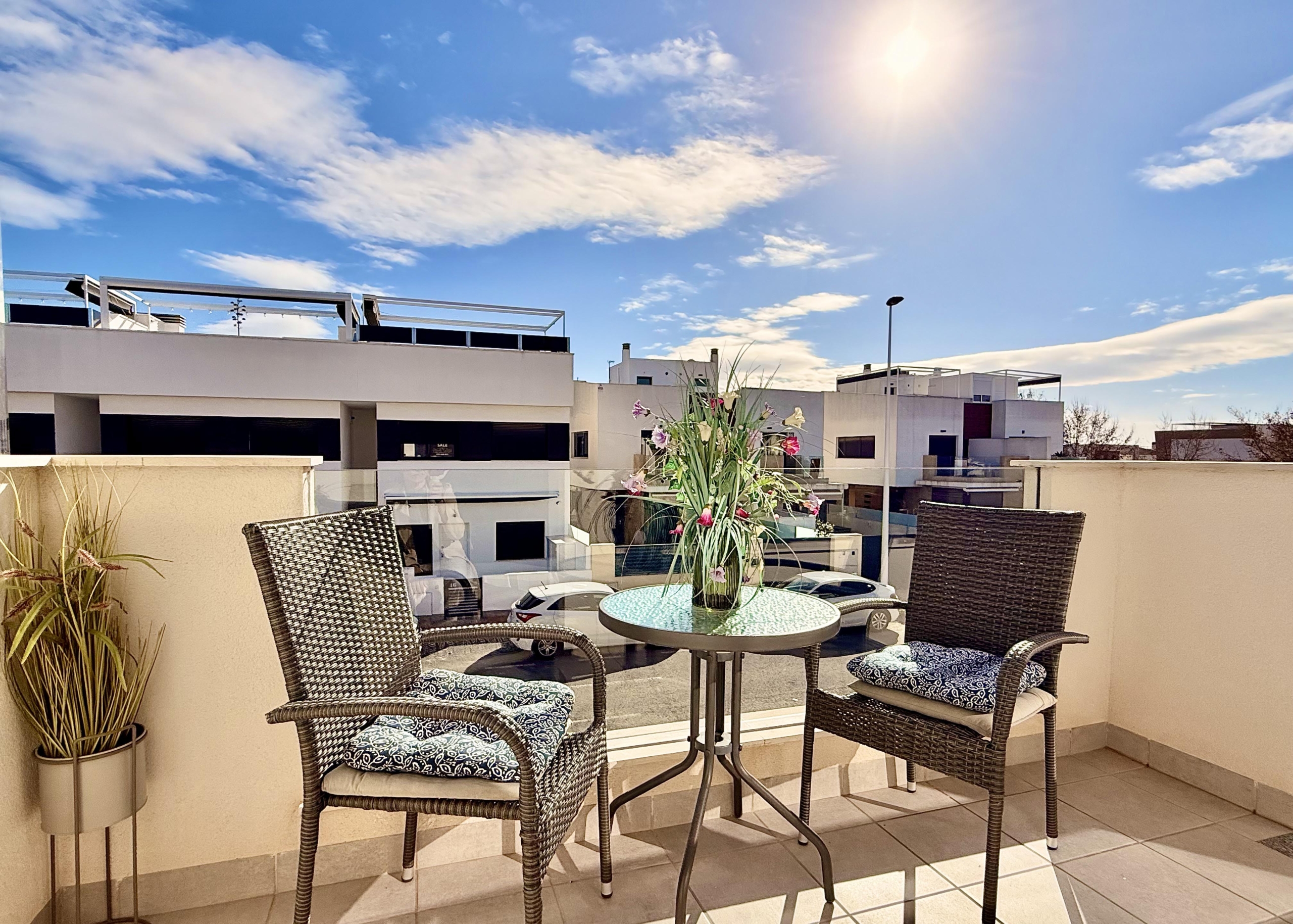 San Pedro del Pinatar top floor apartment front terrace Levante Properties
