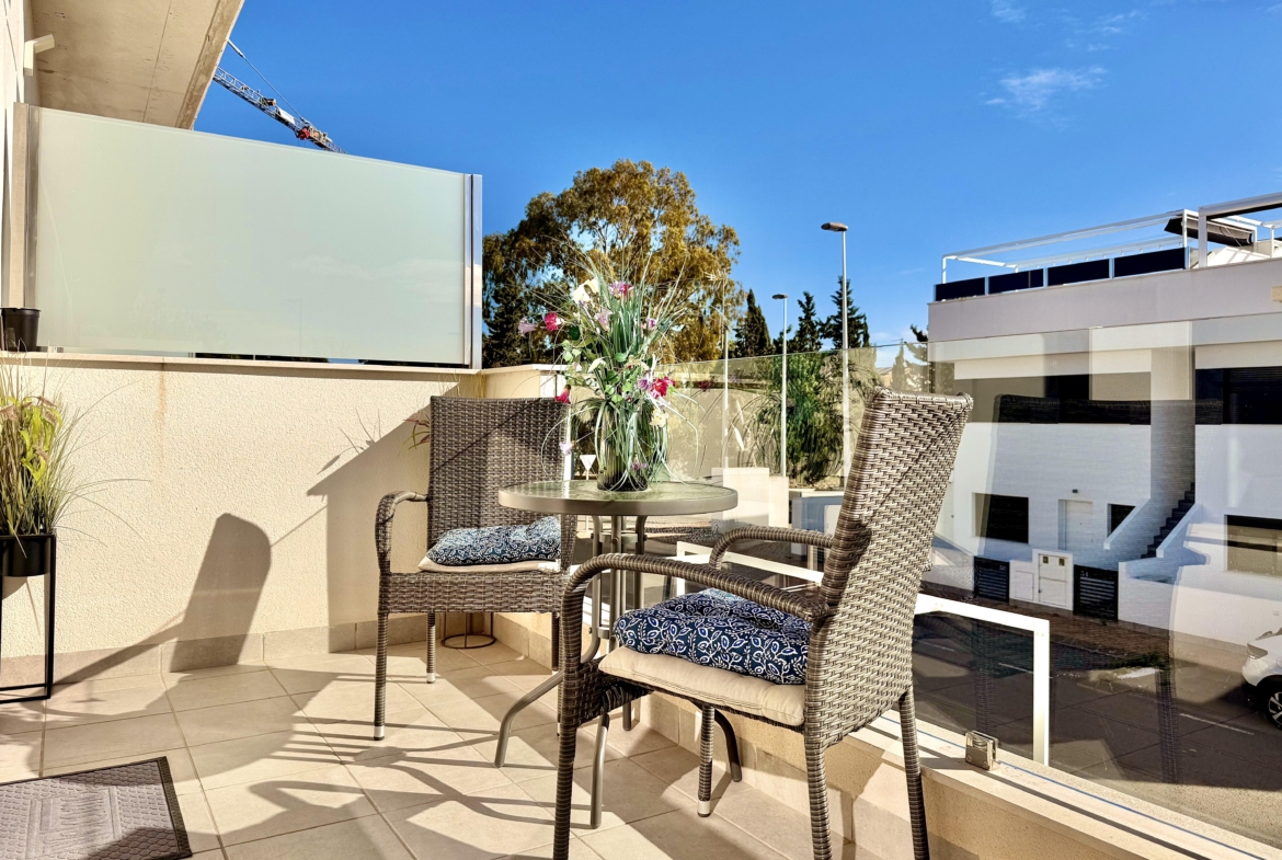 San Pedro del Pinatar top floor apartment front terrace Levante Properties