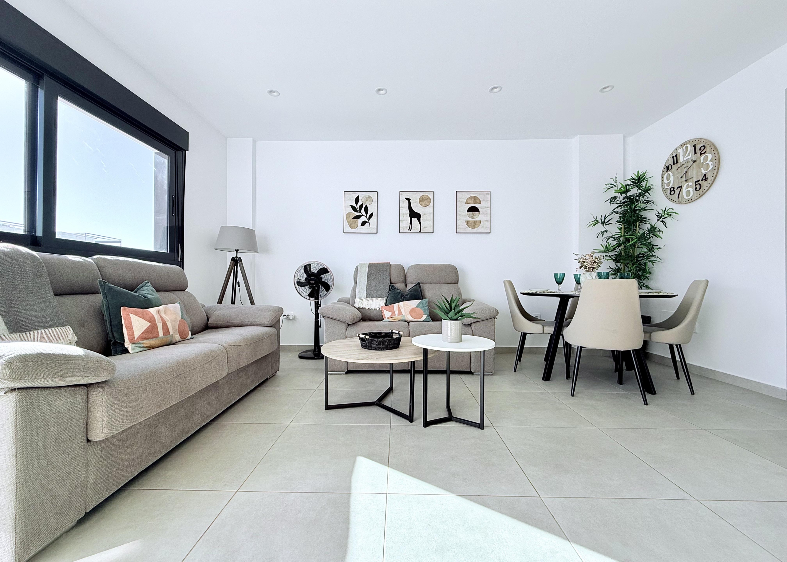 San Pedro del Pinatar top floor apartment open-plan living area Levante Properties