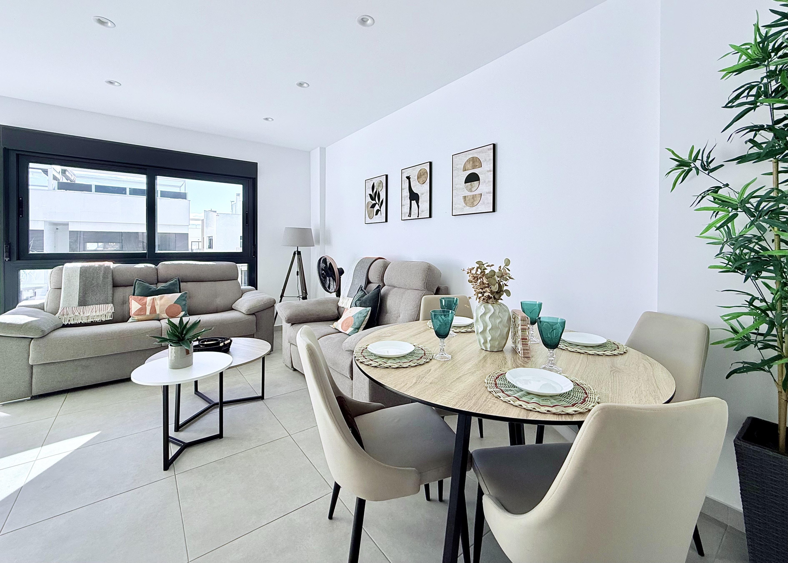 San Pedro del Pinatar top floor apartment open-plan living area Levante Properties